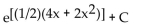 <strong>Find the integral. </strong> A) B) C) D)