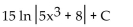 <strong>Find the integral. </strong> A) B) C) D)