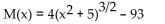 <strong>Solve the problem. The rate of expenditure for maintenance of a particular machine is given by where x is time measured in years. Total maintenance costs through the second year are $105. Find the total maintenance Function.</strong> A) B) C) D)