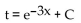 <strong>Provide an appropriate response. Find the general solution for the differential equation </strong> A) B) C) D)