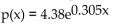 <strong>Solve the problem. If the marginal price   units of demand per week is proportional to the price p, and if at $80 there is no weekly demand [p(0) = 80], and if at $50.18 there is a weekly demand of 8 units [p(8) = 50.18], find the Price-demand equation.</strong> A)   B)   C)   D)   <div style=padding-top: 35px> 