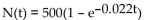 <strong>Solve the problem. At the beginning of an advertising campaign for a new product in a city of 500,000 people, no one is aware of the product. After 10 days, 100,000 people are aware of the product. If N = N(t) is the number of people (in Thousands) who are aware of the product t days after the beginning of the advertising campaign, solve the Following differential equation for N(t): </strong> A) B) C) D)