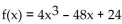 <strong>Provide an appropriate response. The critical values of are x = -2 and x = 2. Use the first derivative test to determine which of the critical values correspond to a local maximum.</strong> A) x = - 2 B) x = 2 C) x = 0 and x = 2 D) x = 2 and x = - 2