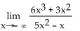 <strong>Find the limit, if it exists. </strong> A) -6 B) 0 C) D)