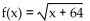 <strong>Sketch a graph of a single function that has these properties. </strong> A) y intercept: 8; x intercept: -64 B) y intercept: -64; x intercept: 8 C) y intercept: 8; x intercept: -64 D) y intercept: 8; x intercept: -64