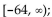 <strong>Sketch a graph of a single function that has these properties. </strong> A) y intercept: 8; x intercept: -64 B) y intercept: -64; x intercept: 8 C) y intercept: 8; x intercept: -64 D) y intercept: 8; x intercept: -64