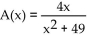 Provide an appropriate response. -The percent of concentration of a acid absorbed in a new manufacturing process after x hr after the acid has been mixed is given by How long after the acid has been added is the concentration a maximum? Round answer to the nearest tenth, if necessary.