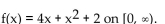 Provide an appropriate response. -Find the absolute minimum value of