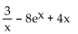 <strong>Find f‛(x). </strong> A) B) C) D)