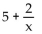 <strong>Use appropriate properties of logarithms to rewrite f(x), and then find f(x) = 5x + 4 ln 2x</strong> A) B) C) D)