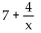 <strong>Use appropriate properties of logarithms to rewrite f(x), and then find f(x) = 5x + 4 ln 2x</strong> A) B) C) D)