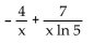 <strong>Find for the indicated function y. </strong> A) B) C) D)