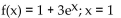 <strong>Find the equation of the line tangent to the graph of f at the indicated value of x. </strong> A) y = 3ex - 6e + 1 B) y = 3ex + 1 C) y = 3ex + 6e + 1 D) y = 6ex - 1