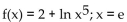<strong>Find the equation of the line tangent to the graph of f at the indicated value of x. </strong> A) B) C) D)