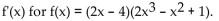 <strong>Differentiate. Find </strong> A) B) C) D)
