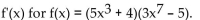 <strong>Differentiate. Find </strong> A) B) C) D)