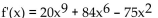 <strong>Differentiate. Find </strong> A) B) C) D)