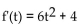 <strong>Differentiate. Find f'(t) if f(t) = and simplify.</strong> A) B) C) D)