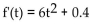 <strong>Differentiate. Find f'(t) if f(t) = and simplify.</strong> A) B) C) D)