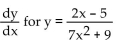 <strong>Differentiate. Find </strong> A) B) C) D)