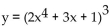 <strong>Provide an appropriate response. Write composite function in the form y = f(u) and u = g(x).</strong> A) B) C) D)