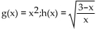 <strong>Provide an appropriate response. Consider the function: . Choose the answer choice that includes all of the pair(s) of functions from the list so that f(x) can be written as a composition: f(x) = g(h(x)).</strong> A) B) C) D) Both A and B