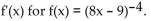 <strong>Find the derivative. Find </strong> A) B) C) D)