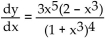 <strong>Find the derivative. y = </strong> A) B) C) D)