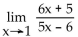 <strong>Find the limit, if it exists. Find: </strong> A) B) -11 C) 1 D)