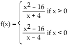 <strong>Find the limit, if it exists. Let </strong> A) -4 B) 0 C) 4 D) Does not exist