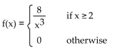 <strong>F(x) is the cumulative distribution function for a continuous random variable X. Find the probability density function f(x) associated with F(x). </strong> A) B) C) D)
