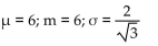 <strong>Find the mean, median, and standard deviation of the continuous random variable X if X is uniformly distributed on [4, 8].</strong> A)   B)   C)   D)   <div style=padding-top: 35px> 