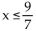 <strong>Determine the domain of the function. f(x) = - 7x + 9</strong> A) No solution B) C) All real numbers D)