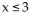 <strong>Determine the domain of the function. </strong> A) x < 3 B) All real numbers except 3 C) D) No solution