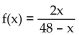 Provide an appropriate response. -Only one of the following functions has domain which is not equal to all real numbers. State which function and state its domain. (A) (B) (C)