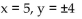<strong>Provide an appropriate response. </strong> A) A function with domain all real numbers except x = 5 B)