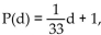 Solve the problem. -The function P, given by , gives the pressure, in atmospheres (atm), at a depth d, in feet, under the sea. Find the pressure at 200 feet. Round your answer to the nearest whole number.