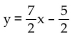 <strong>Write an equation of the line with the indicated slope and y intercept. </strong> A) B) C) D)