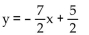 <strong>Write an equation of the line with the indicated slope and y intercept. </strong> A) B) C) D)