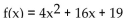 Find the range of the given function. Express your answer in interval notation. -