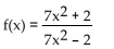 Find the equation of any horizontal asymptote. - 