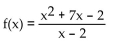 Find the equation of any horizontal asymptote. - 