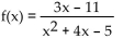 Find the equations of any vertical asymptotes. - 