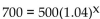 Solve for x to two decimal places (using a calculator). - 