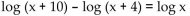 Use the properties of logarithms to solve. - 