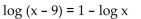 Use the properties of logarithms to solve. - 