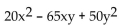 <strong>Find the product. (4x - 5y)(5x - 10y)</strong> A)   B)   C)   D)   <div style=padding-top: 35px> 