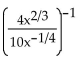 Provide an appropriate response. Simplify and express using positive exponents:  <div style=padding-top: 35px> 