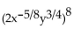 Provide an appropriate response. Simplify and express the answer using positive exponents only:  <div style=padding-top: 35px> 