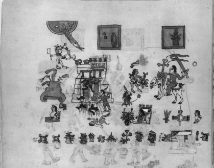 <strong>Cortés in Mexico Lienzo de Tlaxcala The Aztecs' religion and sacrifice rituals were</strong> A) readily adopted by the Spanish explorers. B) exploited by Cortés to overthrow Montezuma's empire. C) appealing to the Spanish. D) seen as horrid and abominable by the Spanish explorers.